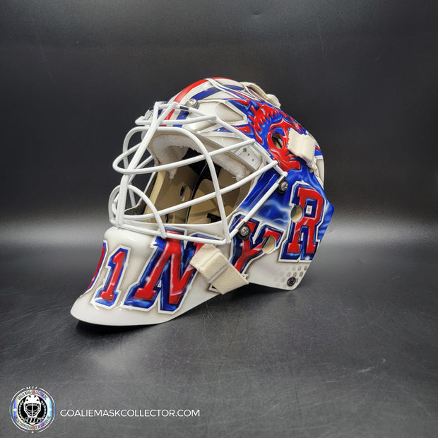 Igor Shesterkin Unsigned Goalie Mask 2024 Stadium Series New York Tribute