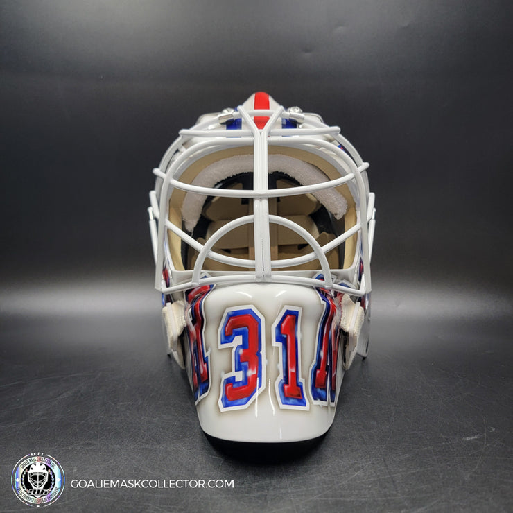 Igor Shesterkin Unsigned Goalie Mask 2024 Stadium Series New York Tribute