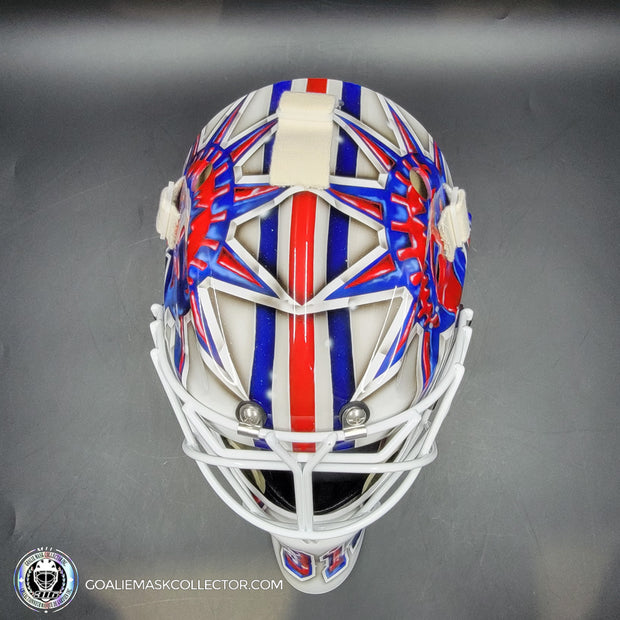 Igor Shesterkin Unsigned Goalie Mask 2024 Stadium Series New York Tribute