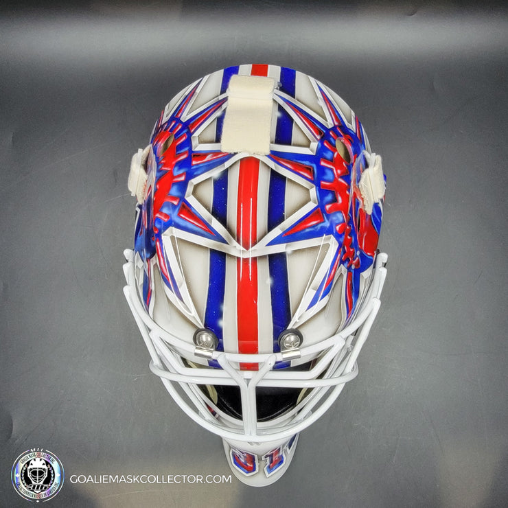 Igor Shesterkin Unsigned Goalie Mask 2024 Stadium Series New York Tribute