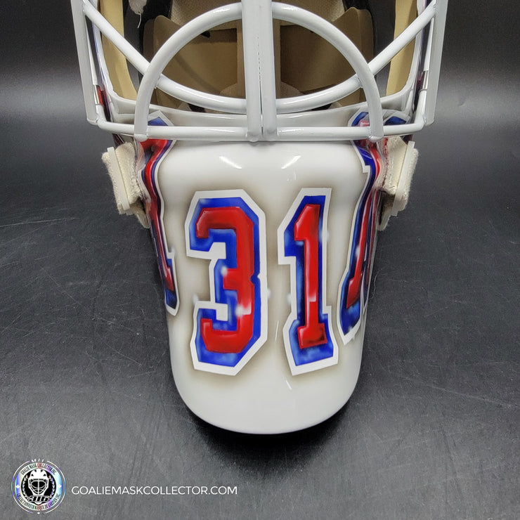 Igor Shesterkin Unsigned Goalie Mask 2024 Stadium Series New York Tribute