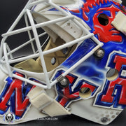 Igor Shesterkin Unsigned Goalie Mask 2024 Stadium Series New York Tribute