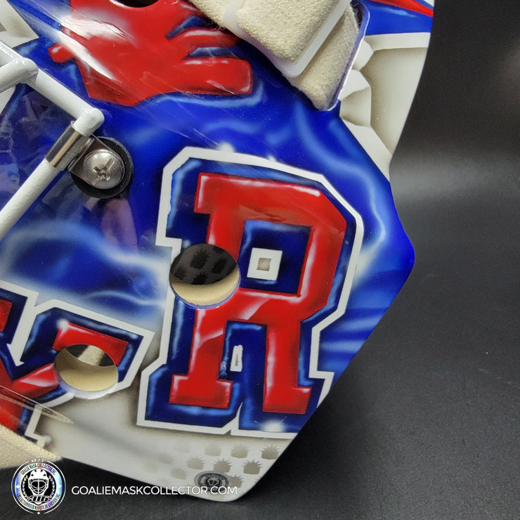 Igor Shesterkin Unsigned Goalie Mask 2024 Stadium Series New York Tribute
