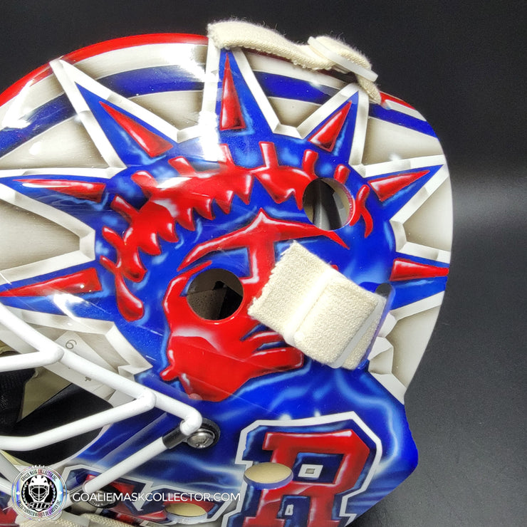 Igor Shesterkin Unsigned Goalie Mask 2024 Stadium Series New York Tribute