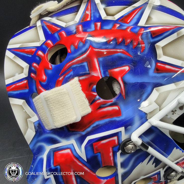 Igor Shesterkin Unsigned Goalie Mask 2024 Stadium Series New York Tribute