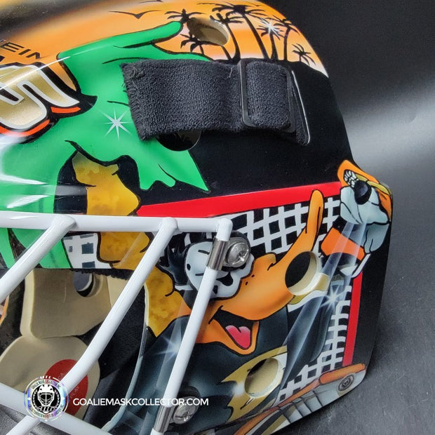 Ilya Bryzgalov Goalie Mask Unsigned 2007 Anaheim STANLEY CUP Year Tribute