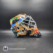 Ilya Bryzgalov Goalie Mask Unsigned 2007 Anaheim STANLEY CUP Year Tribute