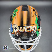 Ilya Bryzgalov Goalie Mask Unsigned 2007 Anaheim STANLEY CUP Year Tribute