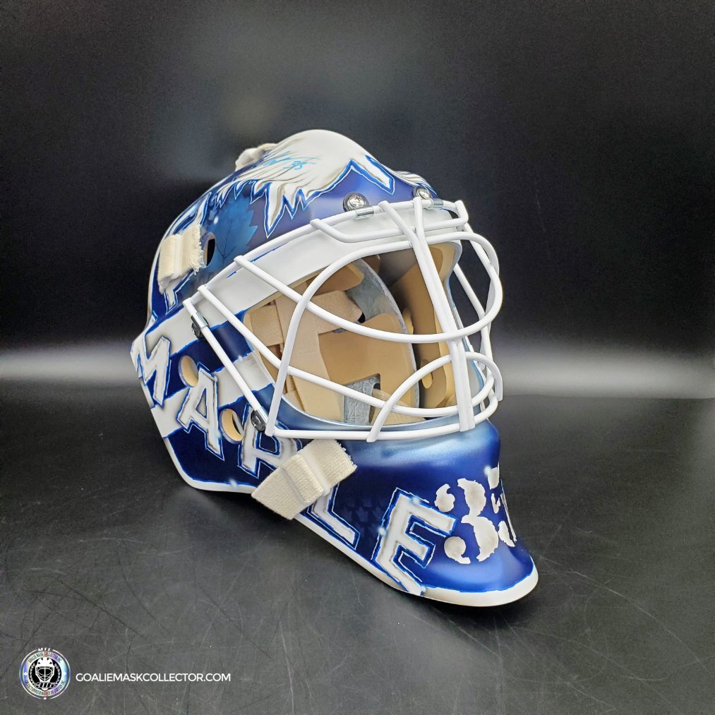 Ilya Samsonov Goalie Mask Unsigned 2023 Toronto Tribute
