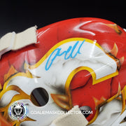 Jacob Markstrom Signed Goalie Mask 2023-24 "JOHNNY CASH" Calgary Signature Edition Autographed