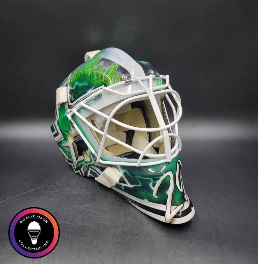 Jake Oettinger Goalie Mask Unsigned 2025-26 Dallas Otterzilla Tribute
