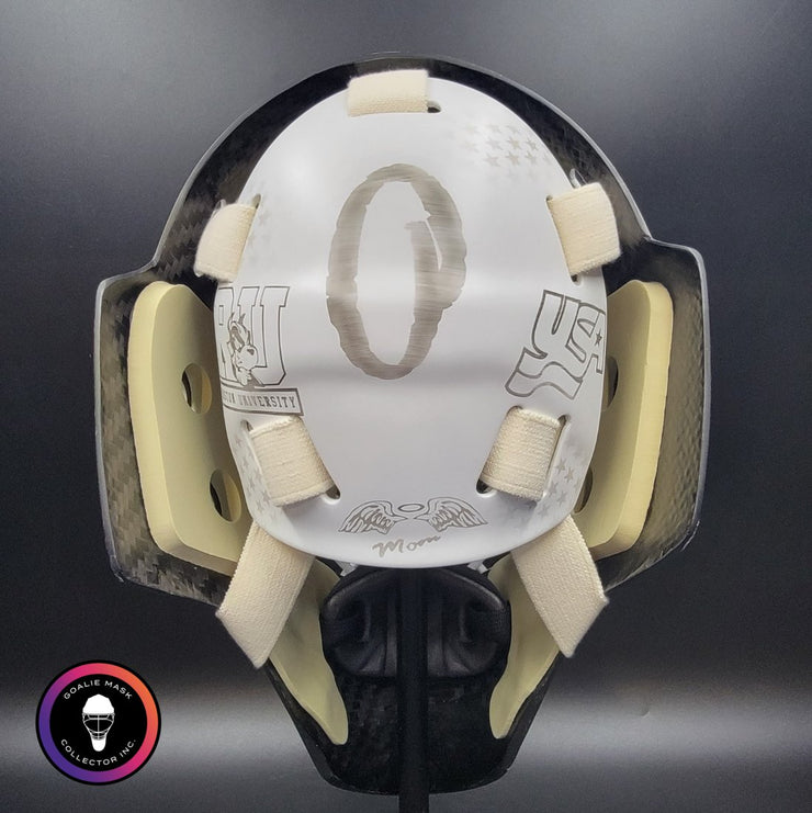 Jake Oettinger Goalie Mask Unsigned 2025 Dallas Playoffs Tribute