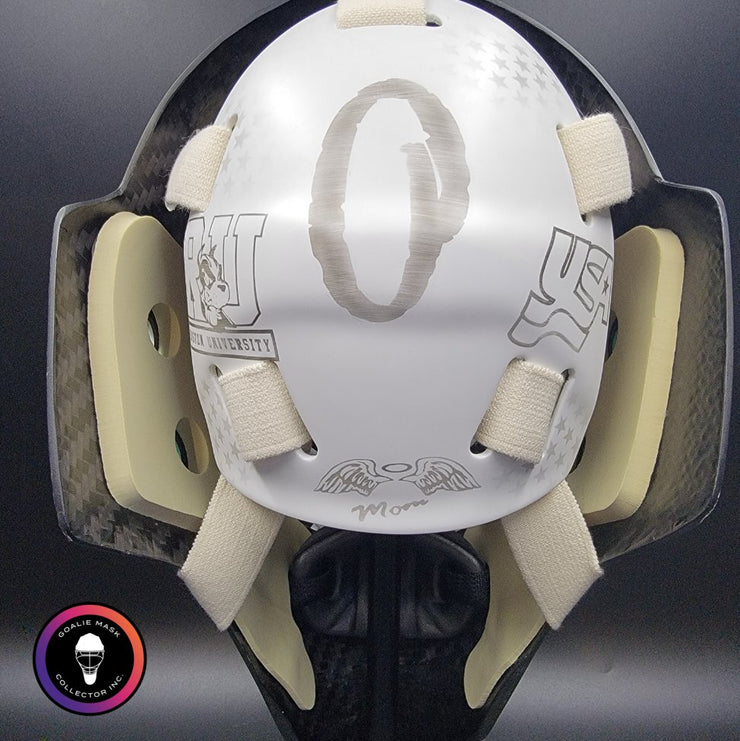 Jake Oettinger Goalie Mask Unsigned 2025 Dallas Playoffs Tribute