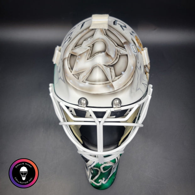 Jake Oettinger Signed Goalie Mask 2025 Dallas PLAYOFFS Signature Edition Autographed