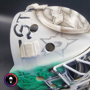 Jake Oettinger Goalie Mask Unsigned 2025 Dallas Playoffs Tribute