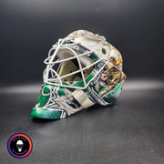 Jake Oettinger Goalie Mask Unsigned 2025 Dallas Playoffs Tribute