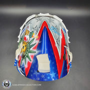Jake Oettinger Signed Goalie Mask 2025 4 Nations Team USA Signature Edition Autographed
