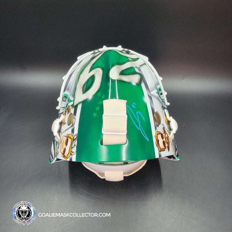 Jake Oettinger Signed Goalie Mask 2025 Dallas Signature Edition Autographed Tribute