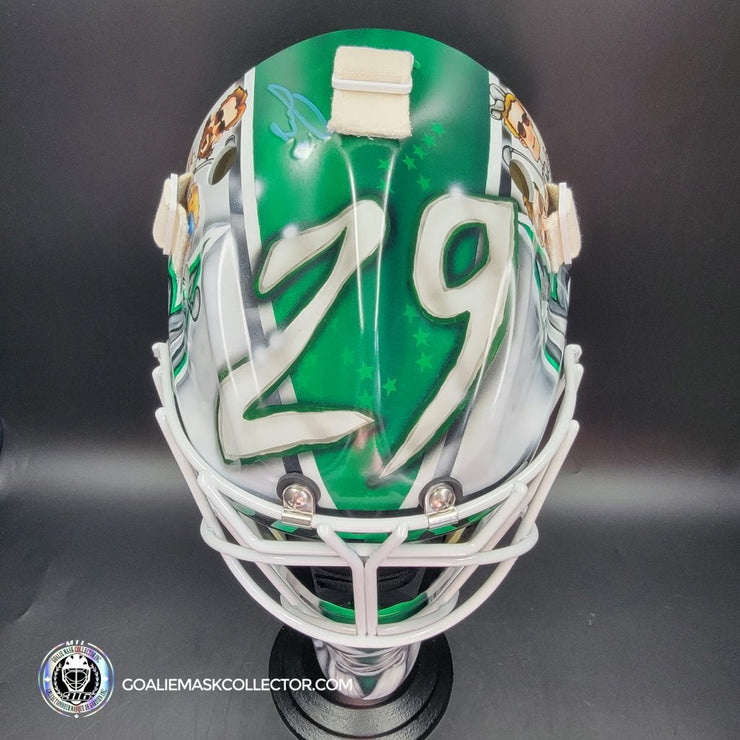 Jake Oettinger Signed Goalie Mask 2025 Dallas Signature Edition Autographed Tribute