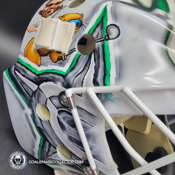 Jake Oettinger Signed Goalie Mask 2025 Dallas Signature Edition Autographed Tribute