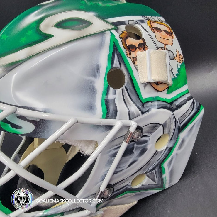 Jake Oettinger Signed Goalie Mask 2025 Dallas Signature Edition Autographed Tribute
