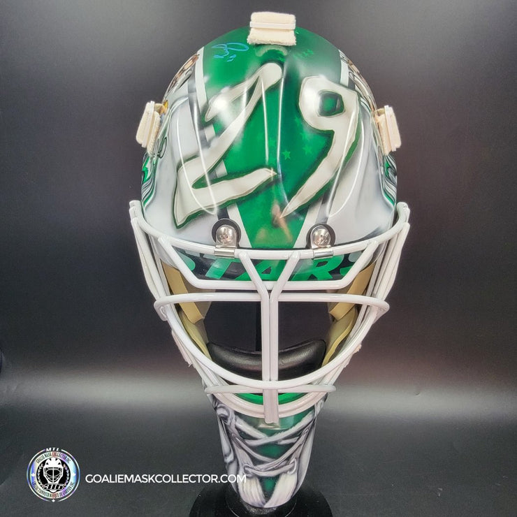 Jake Oettinger Signed Goalie Mask 2025 Dallas Signature Edition Autographed Tribute