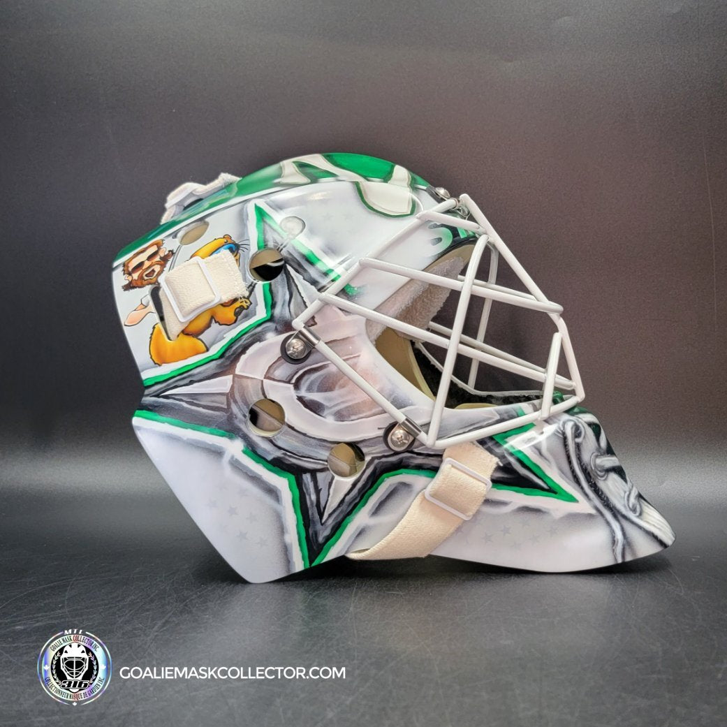 Jake Oettinger Unsigned Goalie Mask 2025 Dallas