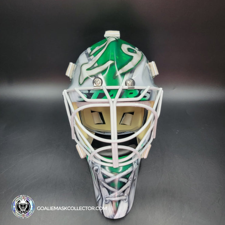 Jake Oettinger Signed Goalie Mask 2025 Dallas Signature Edition Autographed Tribute