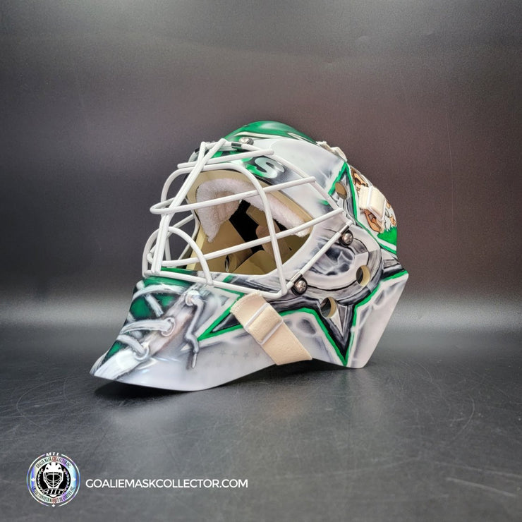 Jake Oettinger Signed Goalie Mask 2025 Dallas Signature Edition Autographed Tribute