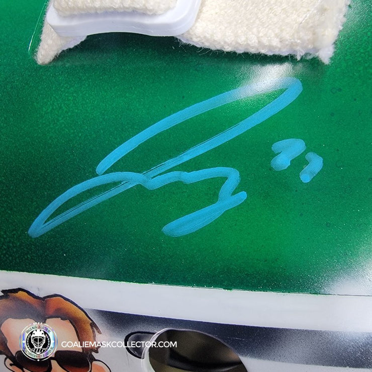 Jake Oettinger Signed Goalie Mask 2025 Dallas Signature Edition Autographed Tribute