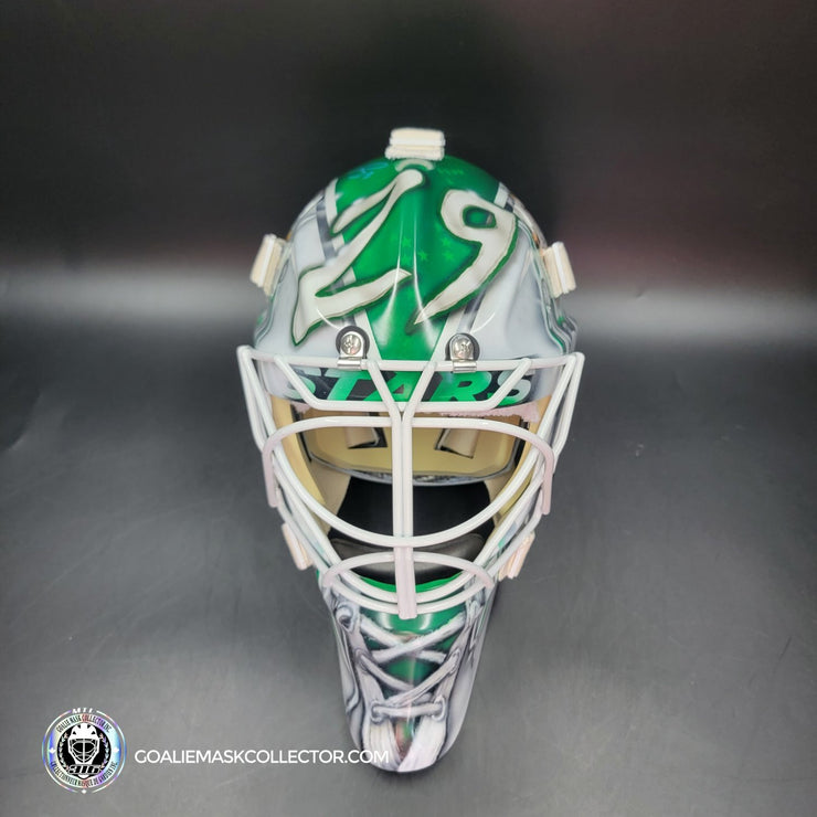 Jake Oettinger Signed Goalie Mask 2025 Dallas Signature Edition Autographed Tribute