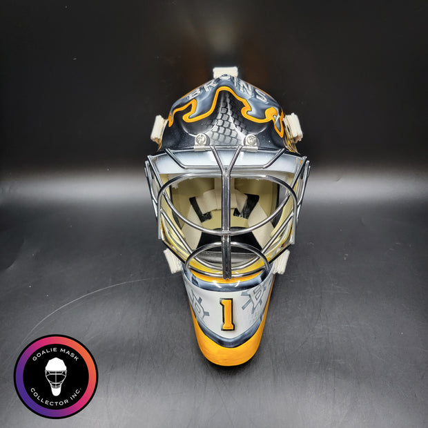 Jeremy Swayman Signed Goalie Mask 2025-26 Boston Tribute Signature Edition Autographed