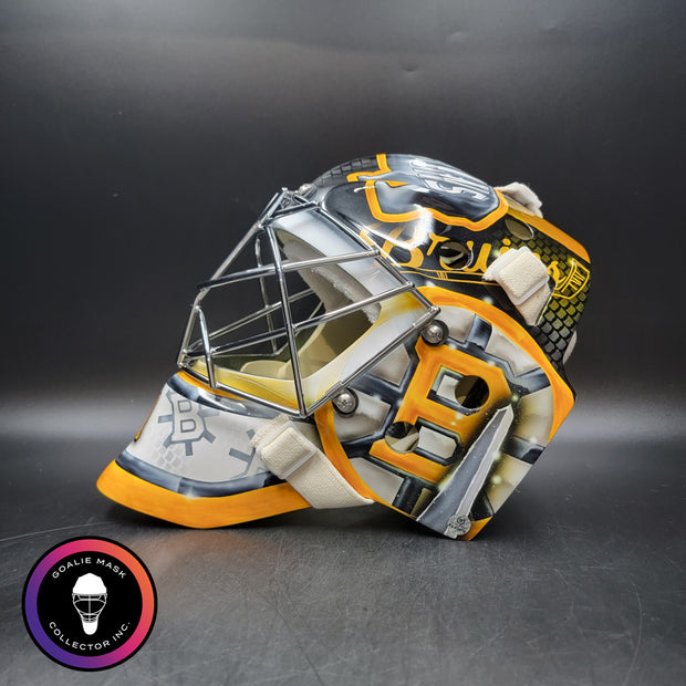 Jeremy Swayman Signed Goalie Mask 2025-26 Boston Tribute Signature Edition Autographed