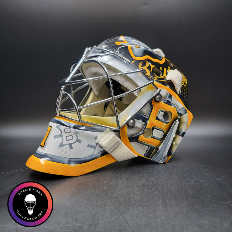 Jeremy Swayman Signed Goalie Mask 2025-26 Boston Tribute Signature Edition Autographed