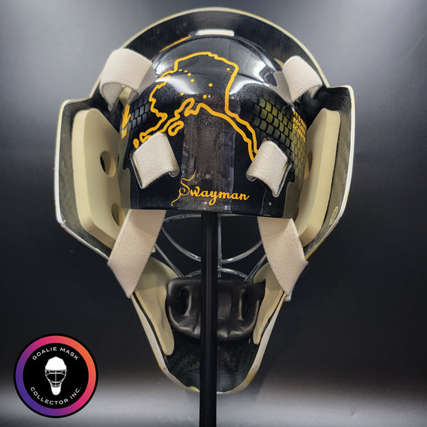 Jeremy Swayman Signed Goalie Mask 2025-26 Boston Tribute Signature Edition Autographed