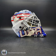 Jeremy Swayman Signed Goalie Mask 2025 4 Nations Team USA Signature Edition Autographed