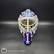 Jeremy Swayman Signed Goalie Mask 2025 4 Nations Team USA Signature Edition Autographed