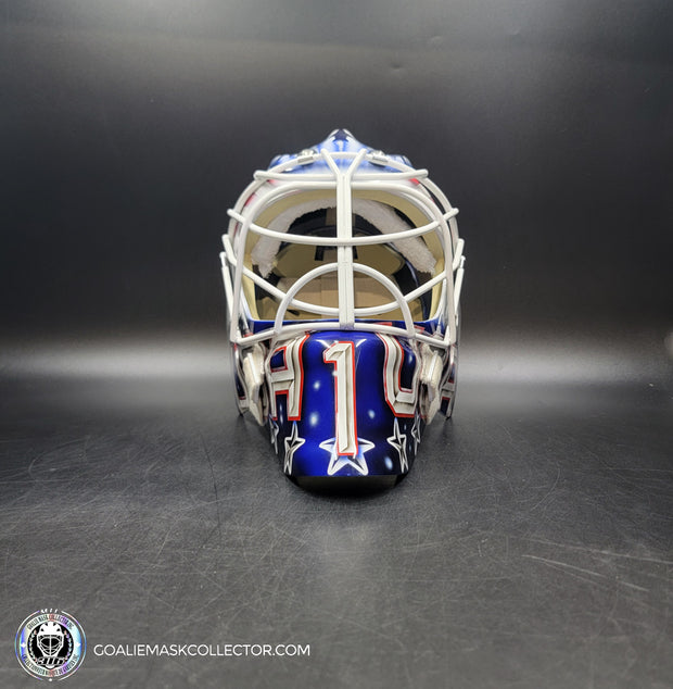 Jeremy Swayman Signed Goalie Mask 2025 4 Nations Team USA Signature Edition Autographed