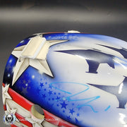 Jeremy Swayman Signed Goalie Mask 2025 4 Nations Team USA Signature Edition Autographed