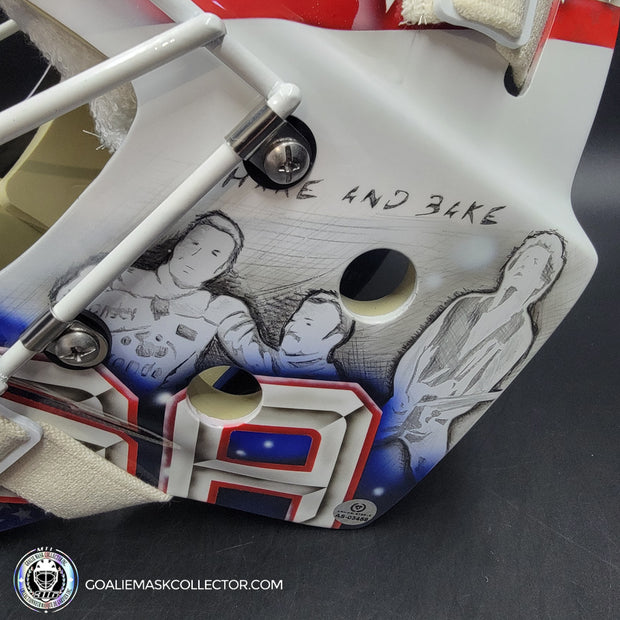 Jeremy Swayman Signed Goalie Mask 2025 4 Nations Team USA Signature Edition Autographed