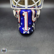 Jeremy Swayman Signed Goalie Mask 2025 4 Nations Team USA Signature Edition Autographed