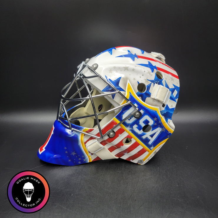 Jeremy Swayman Signed Goalie Mask 2026 OLYMPICS Team USA Signature Edi ...