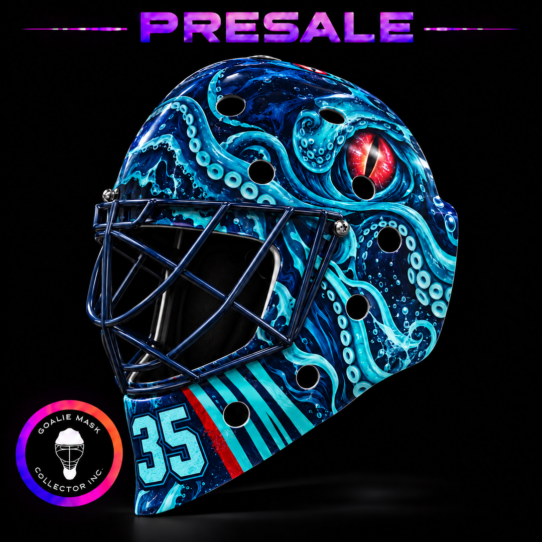 Presale: Joey Daccord Goalie Mask Unsigned 2027 Seattle Tribute