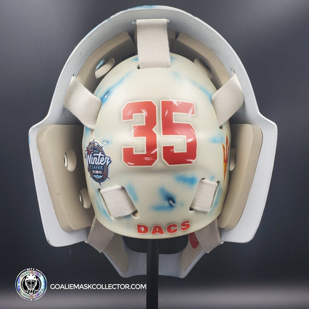Joey Daccord Goalie Mask Unsigned Seattle 2024 Winter Classic Baseball Cards Tribute