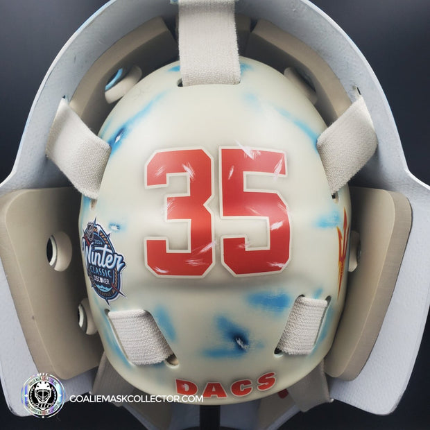 Joey Daccord Goalie Mask Unsigned Seattle 2024 Winter Classic Baseball Cards Tribute