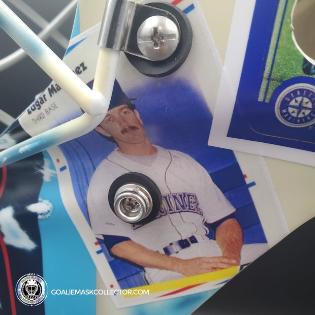 Joey Daccord Goalie Mask Unsigned Seattle 2024 Winter Classic Baseball Cards Tribute
