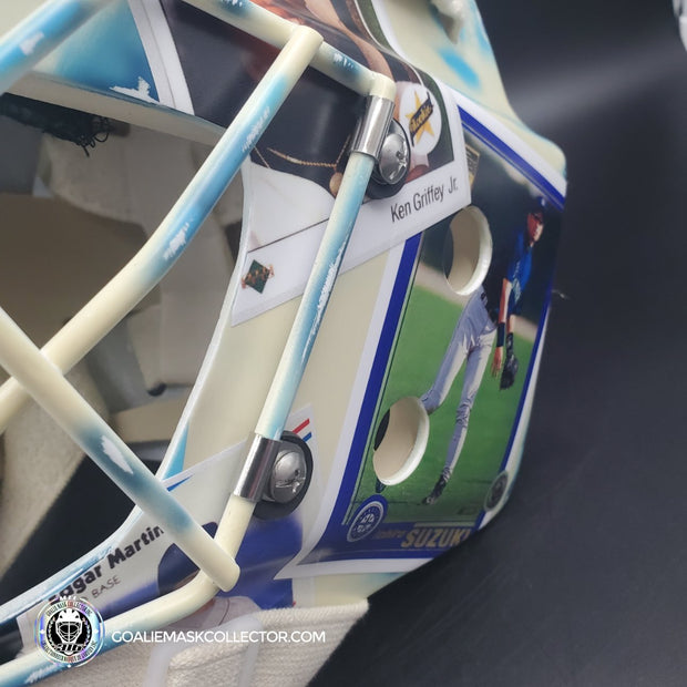 Joey Daccord Goalie Mask Unsigned Seattle 2024 Winter Classic Baseball Cards Tribute