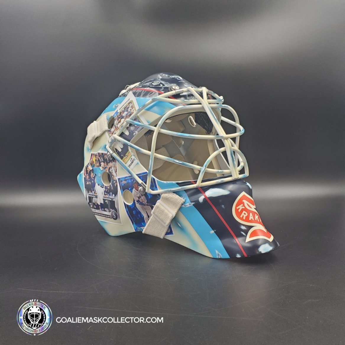 Joey Daccord Goalie Mask Unsigned Seattle 2024 Winter Classic