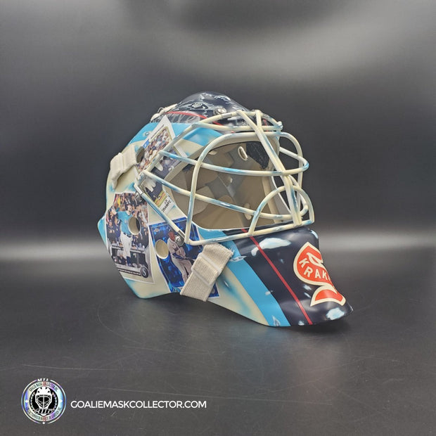 Joey Daccord Goalie Mask Unsigned Seattle 2024 Winter Classic Baseball Cards Tribute
