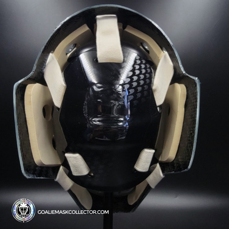 John Gibson Goalie Mask Unsigned 2017 Anaheim V1 Tribute